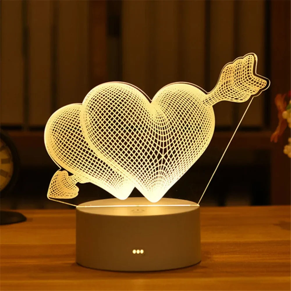 Akrylowa lampka nocna LED
