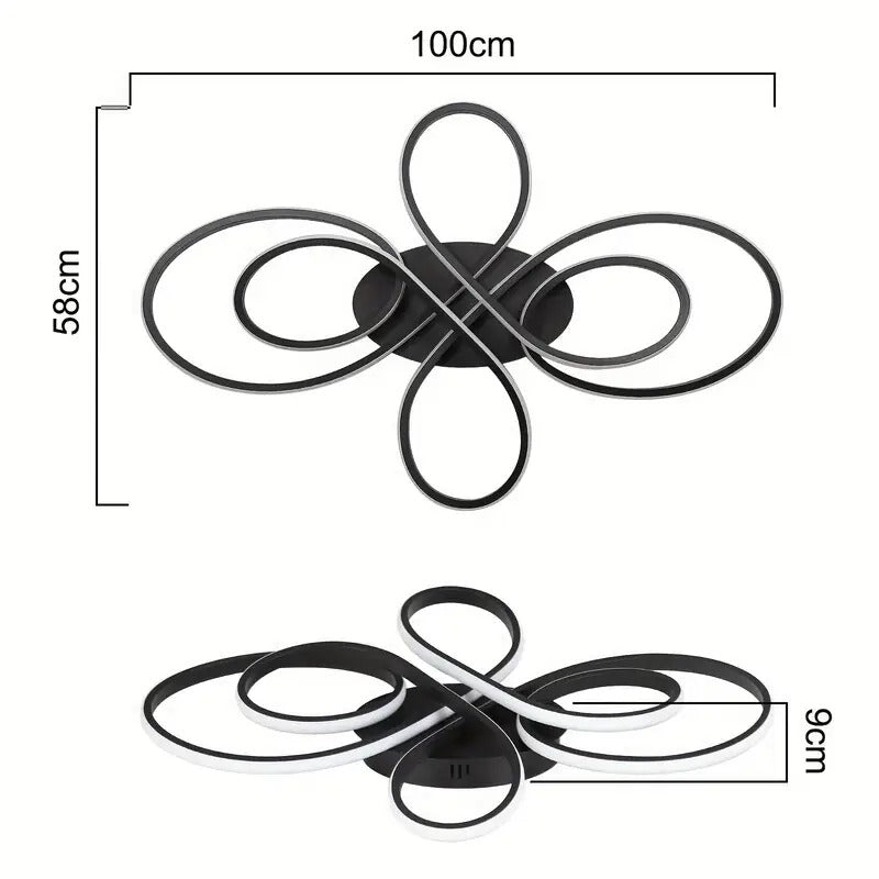 Lampa Sufitowa ściemniana z Pilotem