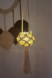 Makramowa Lampa Wisząca