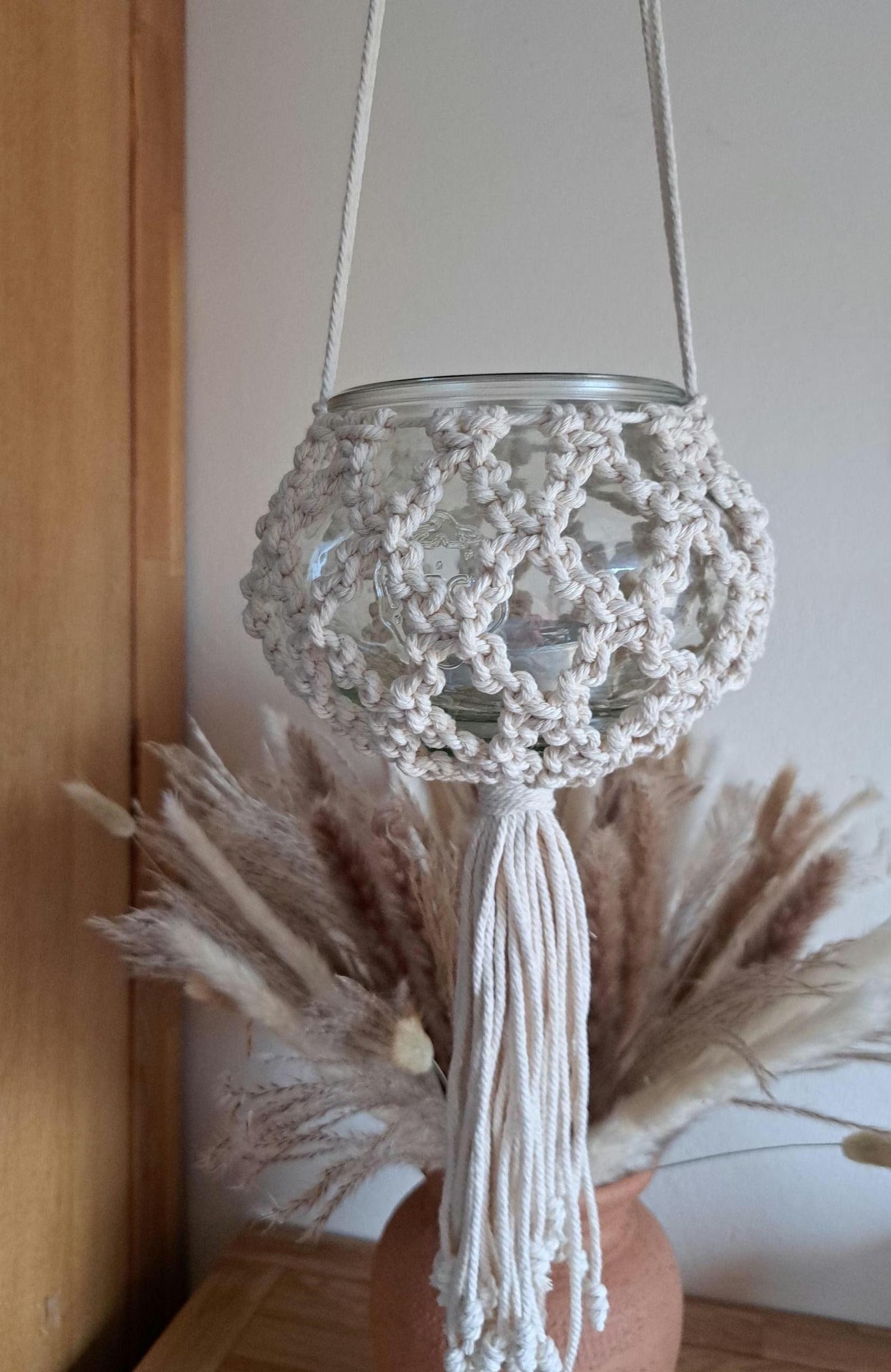 Makramowa Lampa Wisząca