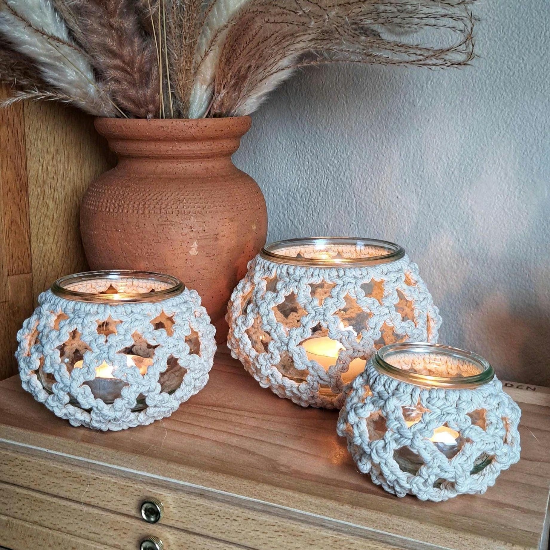Makramowa Lampa Wisząca